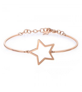 Bracciale Donna Gioielli Brosway Chakra in acciaio 316L pvd oro rosa Stella bhk259