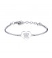 Bracciale Donna Gioielli Brosway Chakra in acciaio con inciso Dad e cristallo bhk277
