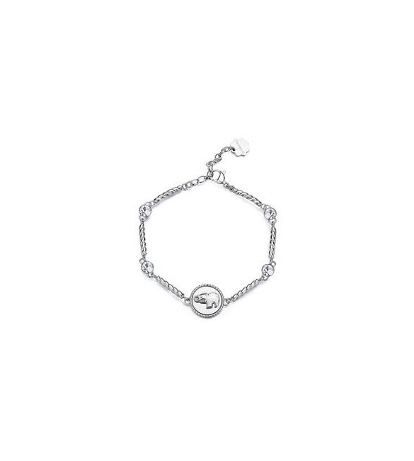 Bracciale Donna Gioielli Brosway Chakra in acciaio Elefante bhkb157