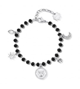 Bracciale Donna Gioielli Brosway Chakra in acciaio Gufo bhkb130