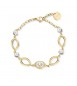 Bracciale Donna Gioielli Brosway Chakra in acciaio pvd oro Occhio di Rha bhkb126