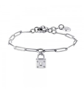 Bracciale Donna Gioielli Brosway Chant in acciaio Lucchetto bah51
