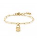 Bracciale Donna Gioielli Brosway Chant in acciaio pvd oro Lucchetto bah52