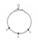 Bracciale Donna Gioielli Brosway Desideri in acciaio 316L con zirconi e charms Desideri bei020