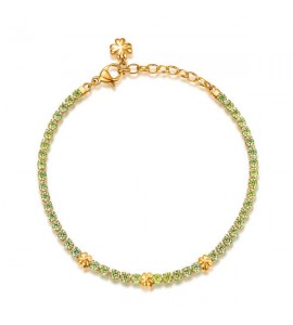 Bracciale Donna Gioielli Brosway Desideri in acciaio 316L pvd oro con zirconi Successo bei011