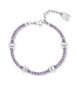 Bracciale Donna Gioielli Brosway Desideri in acciaio con zirconi amethyst Amicizia bei077