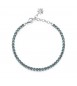 Bracciale Donna Gioielli Brosway Desideri in acciaio con zirconi green Equilibrio bei053