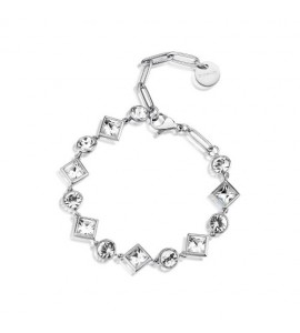 Bracciale Donna Gioielli Brosway Emphasis in acciaio e cristalli crystal beh15