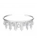 Bracciale Donna Gioielli Brosway Rain rigido in acciaio con cristalli crystal bnr15