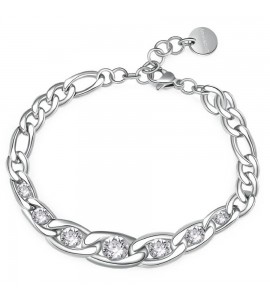 Bracciale Donna Gioielli Brosway Symphonia in acciaio con cristalli crystal bym103