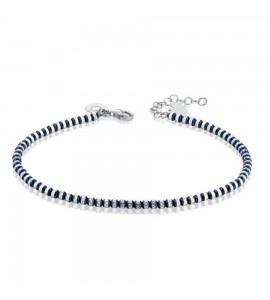 Bracciale Donna Gioielli Roberto Giannotti Angelo Custode in argento e sfere blu gia353
