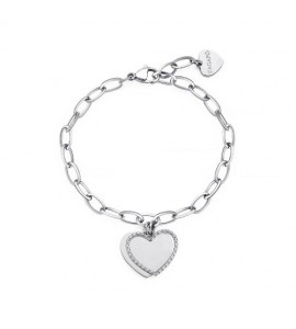 Bracciale Donna Gioielli S\'agapò Message in acciaio con Cuori ssg19