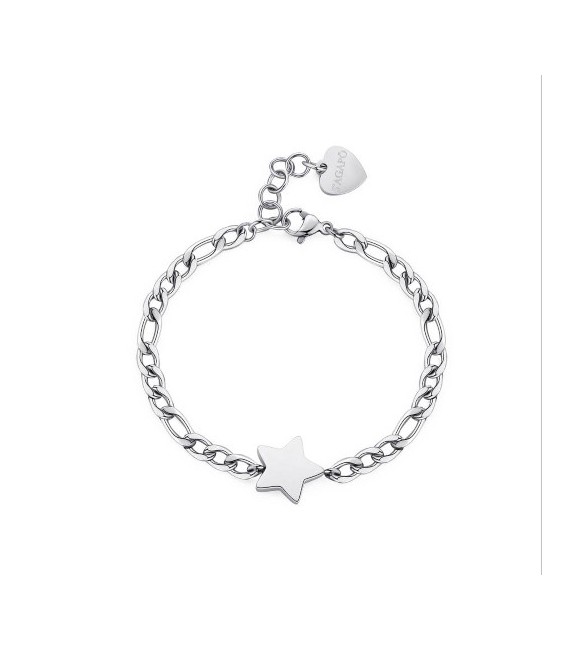 Bracciale Donna Gioielli S\'agapò My Love in acciaio e Stella syl11