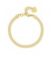 Bracciale Donna Gioielli Sagapò Chunky in acciaio pvd oro snake shk36