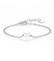 Bracciale Donna Gioielli Sagapò Click in acciaio 316L con Cuore sck11