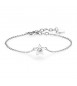 Bracciale Donna Gioielli Sagapò Click in acciaio 316L con Stellina e cristallo sck14