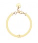 Bracciale Donna Gioielli Sagapò Click in acciaio dorato snake Stella sck249