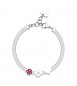 Bracciale Donna Gioielli Sagapò Click in acciaio snake Coccinella Quadrifoglio Cuore sck250