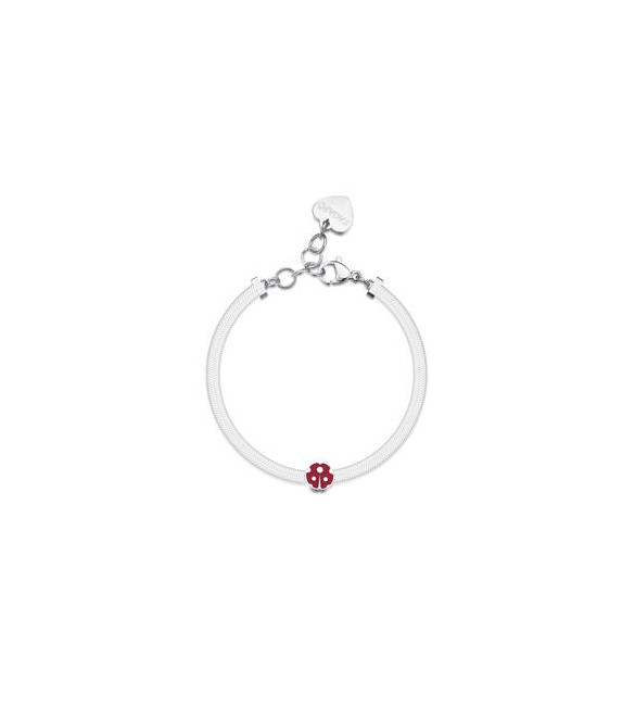 Bracciale Donna Gioielli Sagapò Click in acciaio snake Coccinella sck247