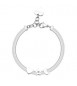 Bracciale Donna Gioielli Sagapò Click in acciaio snake Cuore Stella Luna sck251