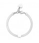 Bracciale Donna Gioielli Sagapò Click in acciaio snake Farfalla sck245