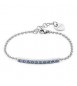 Bracciale Donna Gioielli Sagapò Dazzly in acciaio con cristalli light sapphire sdz14