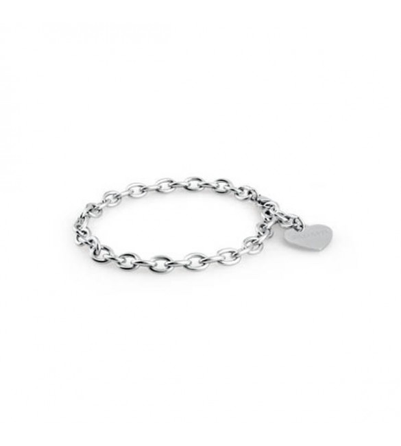 Bracciale Donna Gioielli Sagapò Happy in acciaio 316L catena shac2
