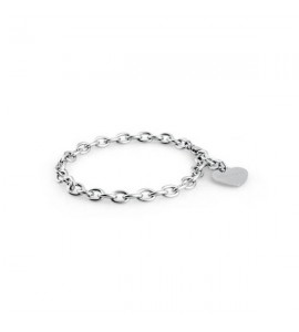 Bracciale Donna Gioielli Sagapò Happy in acciaio 316L catena shac2