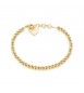 Bracciale Donna Gioielli Sagapò Happy in acciaio 316L Sfere piccole pvd oro shac30