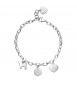 Bracciale Donna Gioielli Sagapò Happy in acciaio Cane shar17