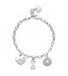 Bracciale Donna Gioielli Sagapò Happy in acciaio Sorella Amica shar16