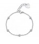 Bracciale Donna Gioielli Sagapò Luce in acciaio con cristalli bianchi sce16