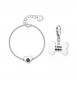 Bracciale Donna Gioielli Sagapò Me You in acciaio con Cuore e Medaglietta Cane sey16