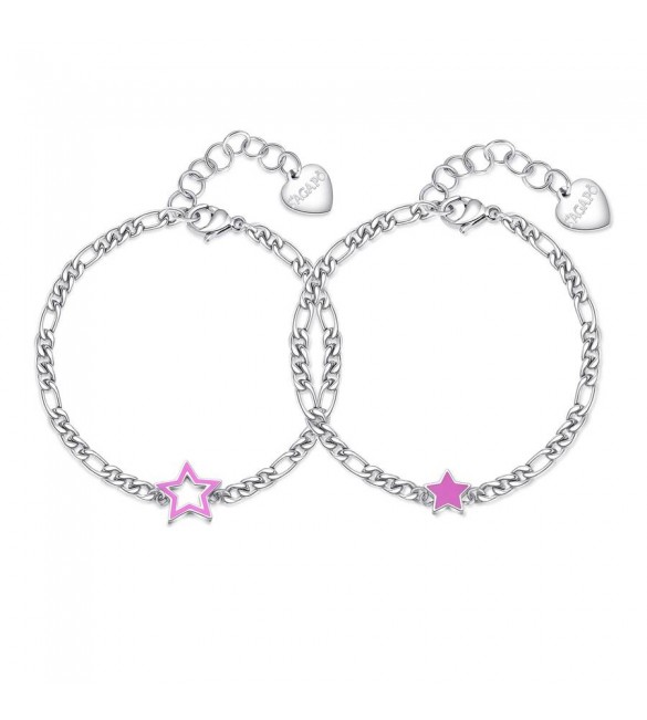 Bracciale Donna Gioielli Sagapò Me You in acciaio con Stella e smalto sey20
