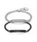 Bracciale Donna Uomo Gioielli S\'agapò Me You in acciaio Mamma e Papà sey26