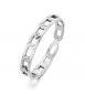 Bracciale Rigido Unisex Gioielli Brosway WithYou in acciaio e cristalli crystal bwy19