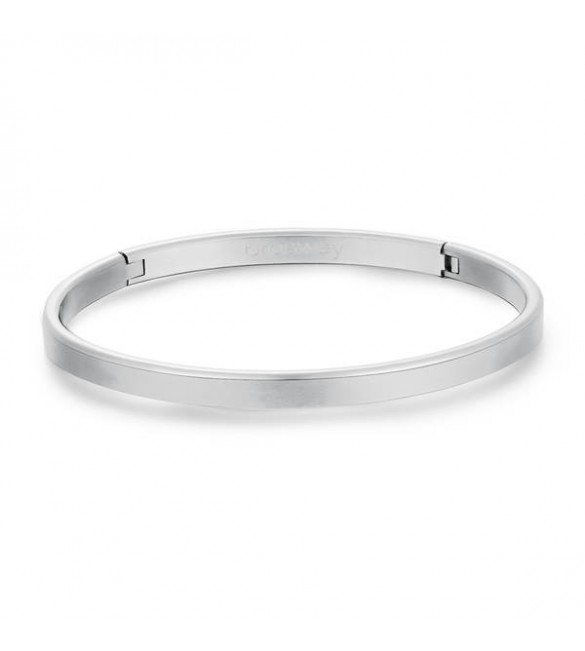 Bracciale Rigido Uomo Gioielli Brosway Ink in acciaio 316L satinato bik17