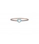 Bracciale Tennis Bimba Gioielli Nanan Bijou Cuore azzurro nan0399