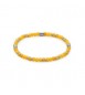 Bracciale Unisex Gioielli Sagapò Madera con sfere in vetro giallo ocra sad11