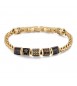 Bracciale Uomo Gioielli Brosway Bullet Acciaio pvd oro e smalto bul25