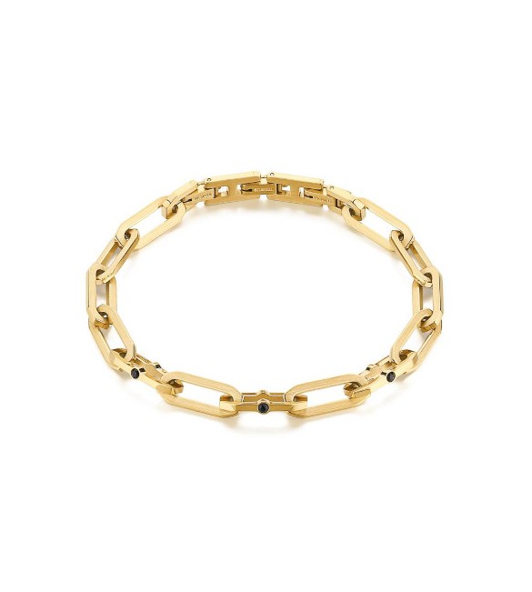 Bracciale Uomo Gioielli Brosway Caliburn in acciaio pvd oro bbu13