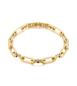 Bracciale Uomo Gioielli Brosway Caliburn in acciaio pvd oro bbu13