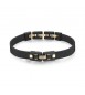 Bracciale Uomo Gioielli Brosway Doha in acciaio 316L pvd nero satinato semirigido bdh16