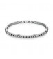 Bracciale Uomo Gioielli Brosway Forge in acciaio con zirconi neri bgf11