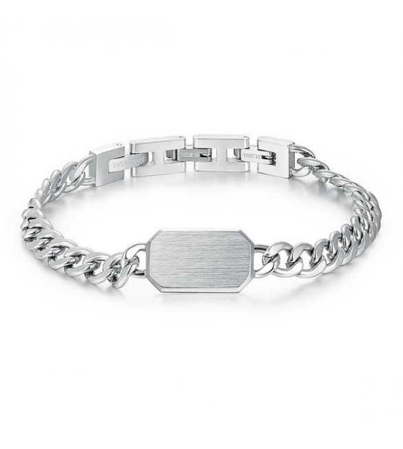 Bracciale Uomo Gioielli Brosway Ink in acciaio 316L con Military Tag bik14