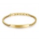 Bracciale Uomo Gioielli Brosway Ink in acciaio 316L pvd oro con Military Tag bik12