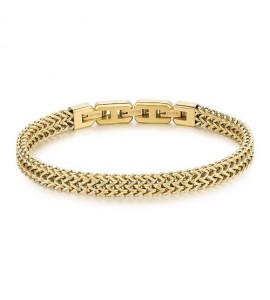Bracciale Uomo Gioielli Brosway Ink in acciaio pvd oro bik100