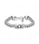 Bracciale Uomo Gioielli Brosway Knocker in acciaio con catena spiga bkc21