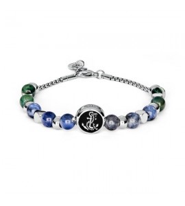 Bracciale Uomo Gioielli Brosway Très Jolie in acciaio 316L composto da elementi btjns85