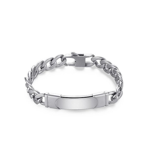 Bracciale Uomo Gioielli S\'agapò Parkour in acciaio catena skr11